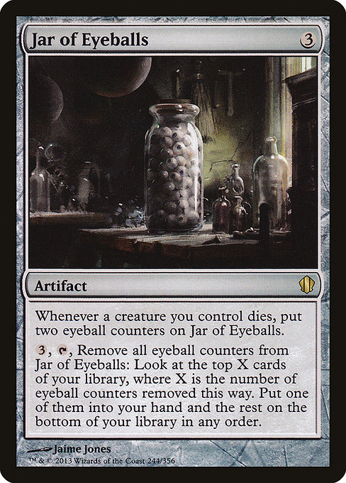 Jar of Eyeballs - Commander 2013 Rare Card