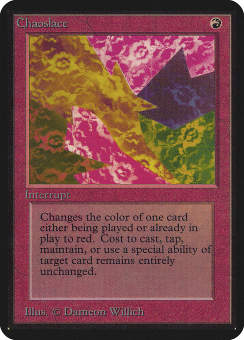 Chaoslace - Limited Edition Alpha Rare Card