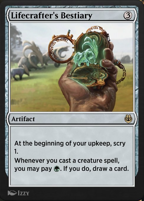 Lifecrafter's Bestiary - Kaladesh Remastered Rare Card