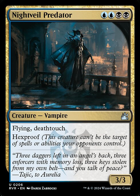 Nightveil Predator - Ravnica Remastered Uncommon Card