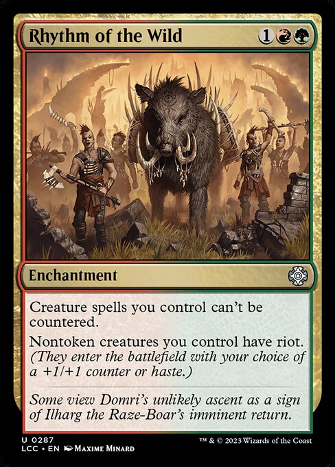 Rhythm of the Wild - The Lost Caverns of Ixalan Commander Uncommon Card