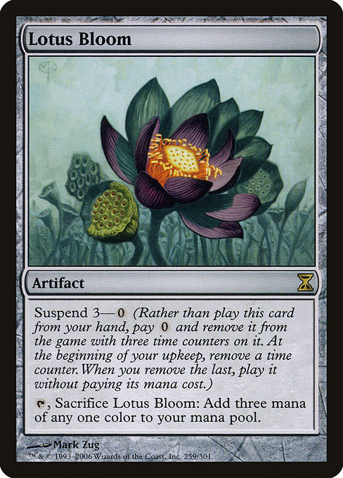 Lotus Bloom - Time Spiral Rare Card