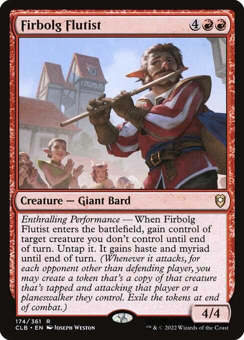 Firbolg Flutist - Commander Legends: Battle for Baldur's Gate Rare Card