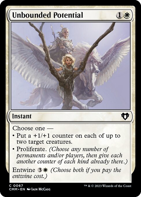 Unbounded Potential - Commander Masters Common Card