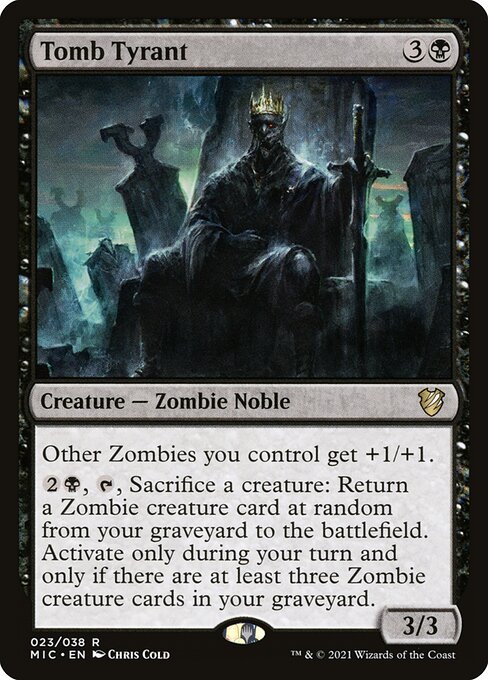 Tomb Tyrant - Midnight Hunt Commander Rare Card