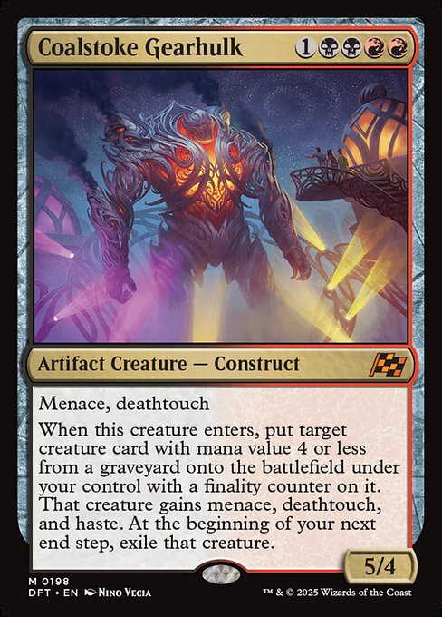 Coalstoke Gearhulk - Aetherdrift Mythic Card