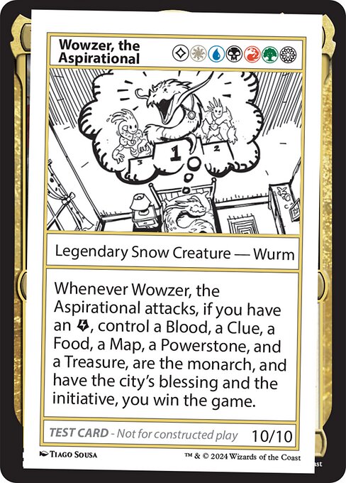 Wowzer, the Aspirational - Mystery Booster 2 Rare Card