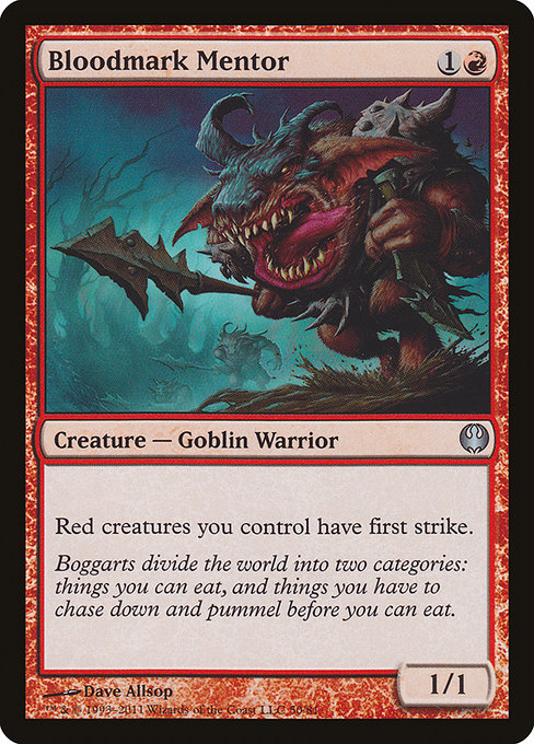 Bloodmark Mentor - Duel Decks: Knights vs. Dragons Uncommon Card
