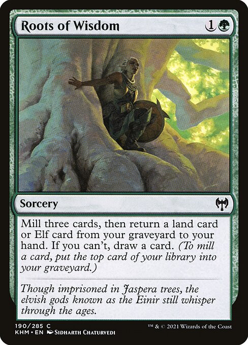 Roots of Wisdom - Kaldheim Common Card