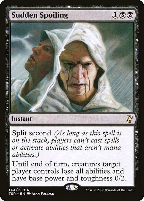 Sudden Spoiling - Time Spiral Remastered Rare Card