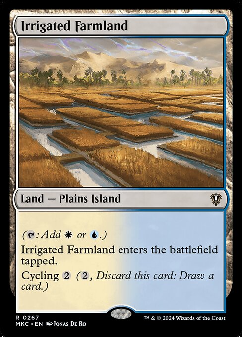 Irrigated Farmland - Murders at Karlov Manor Commander Rare Card