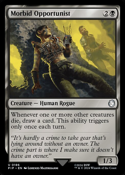 Morbid Opportunist - Fallout Uncommon Card