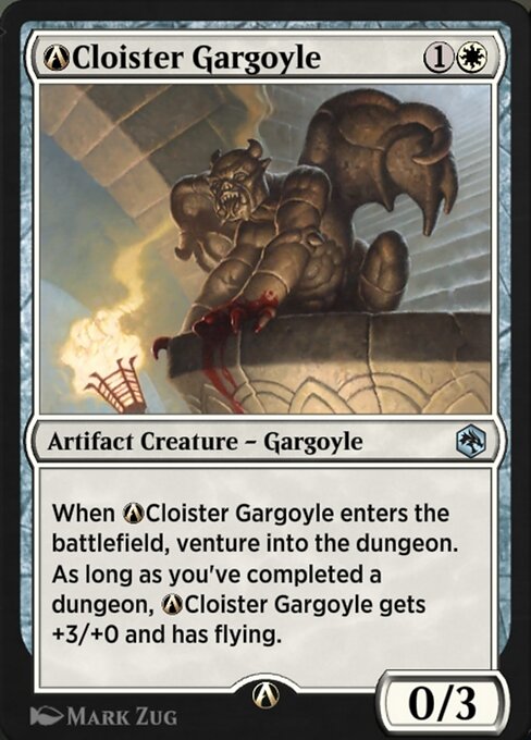 A-Cloister Gargoyle - Adventures in the Forgotten Realms Uncommon Card