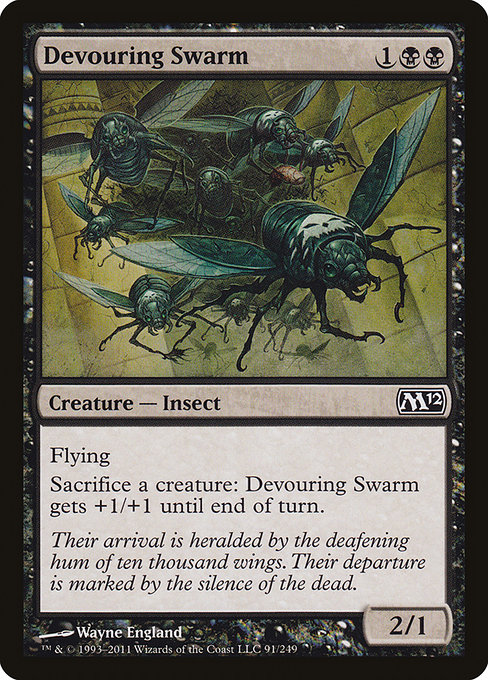 Devouring Swarm - Magic 2012 Common Card
