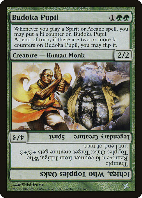 Budoka Pupil // Ichiga, Who Topples Oaks - Betrayers of Kamigawa Uncommon Card