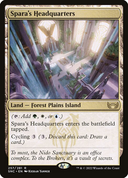 Spara's Headquarters - Streets of New Capenna Rare Card