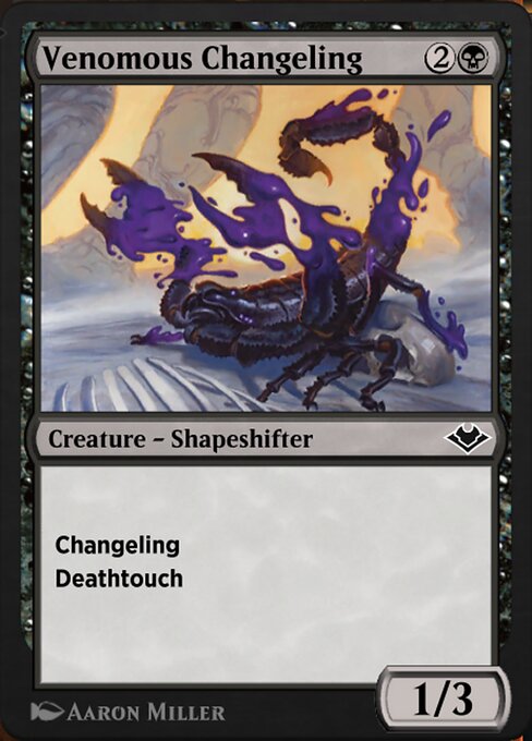 Venomous Changeling - Jumpstart: Historic Horizons Common Card