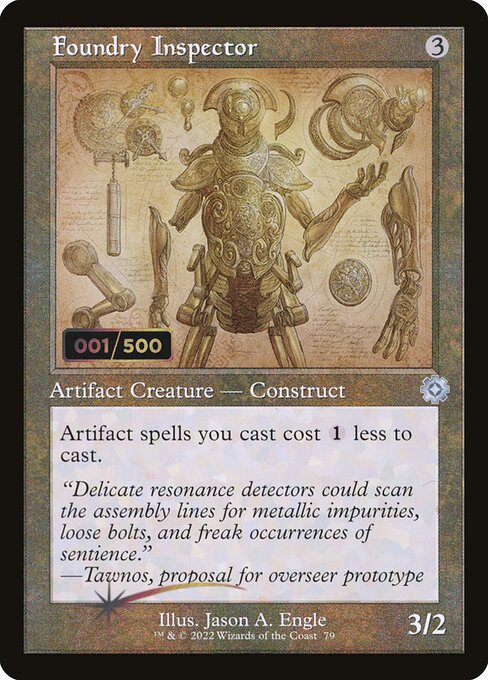 Foundry Inspector - The Brothers' War Retro Artifacts Uncommon Card