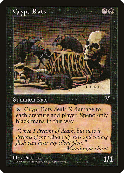 Crypt Rats - Visions Common Card