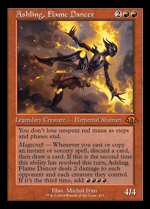 Ashling, Flame Dancer - Modern Horizons 3 Mythic Card