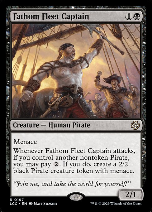 Fathom Fleet Captain - The Lost Caverns of Ixalan Commander Rare Card
