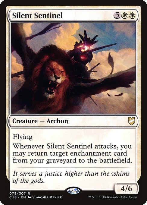 Silent Sentinel - Commander 2018 Rare Card