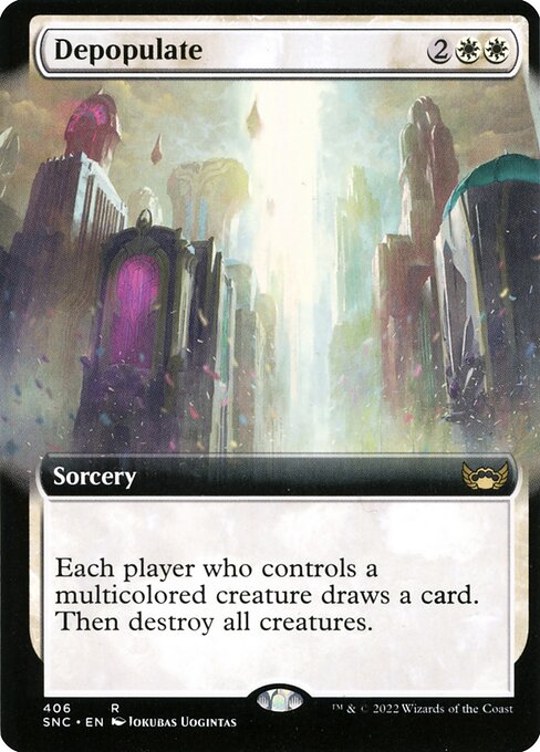 Depopulate - Streets of New Capenna Rare Card