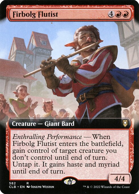 Firbolg Flutist - Commander Legends: Battle for Baldur's Gate Rare Card