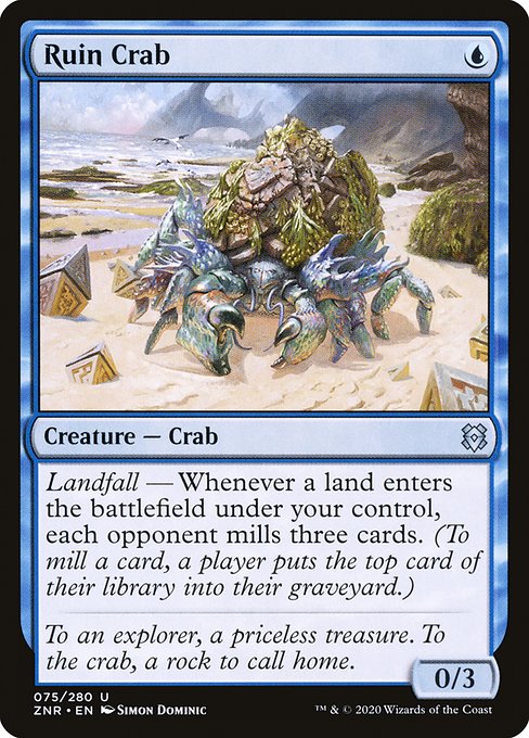 Ruin Crab - Zendikar Rising Uncommon Card
