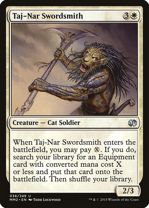Taj-Nar Swordsmith - Modern Masters 2015 Uncommon Card
