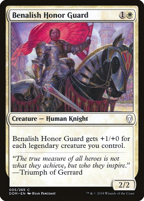Benalish Honor Guard - Dominaria Common Card