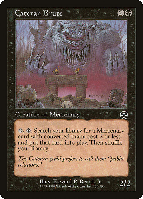 Cateran Brute - Mercadian Masques Common Card