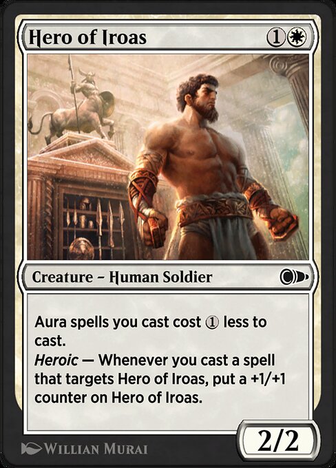Hero of Iroas - Pioneer Masters Common Card