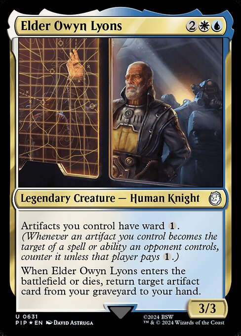 Elder Owyn Lyons - Fallout Uncommon Card