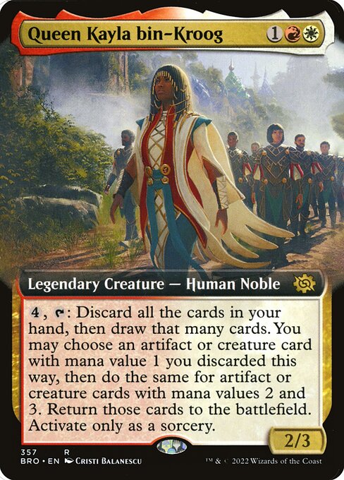 Queen Kayla bin-Kroog - The Brothers' War Rare Card