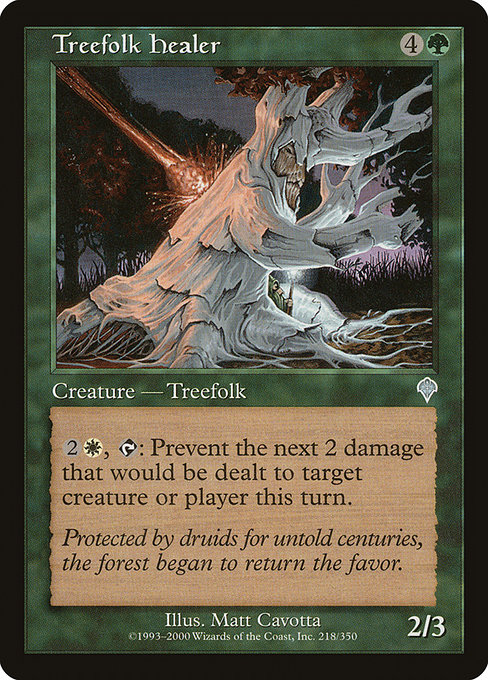Treefolk Healer - Invasion Uncommon Card
