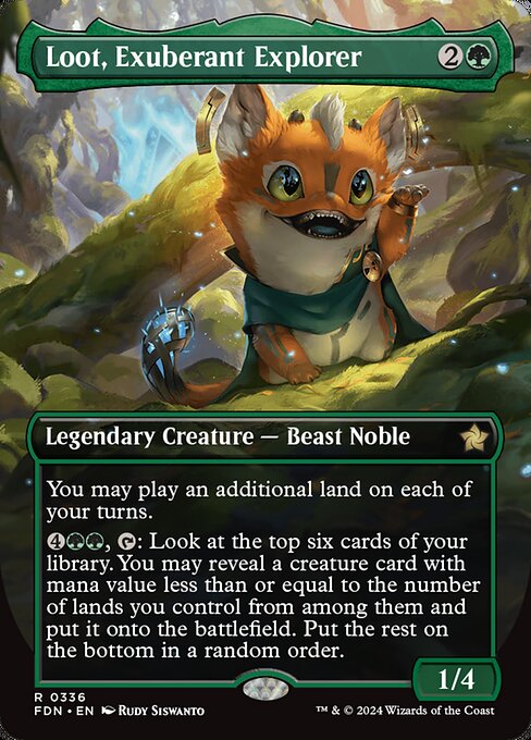 Loot, Exuberant Explorer - Foundations Rare Card