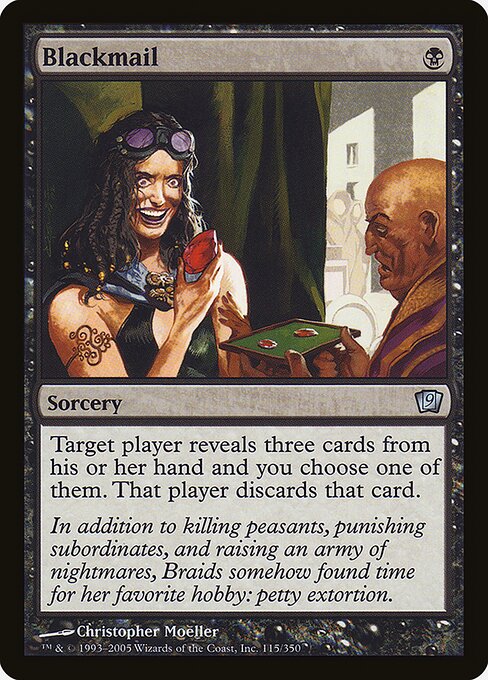 Blackmail - Ninth Edition Uncommon Card