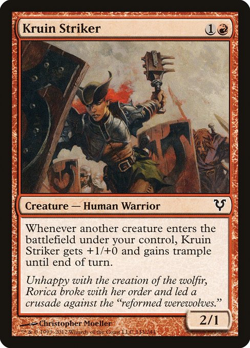 Kruin Striker - Avacyn Restored Common Card