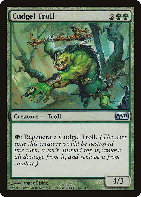 Cudgel Troll - Magic 2011 Uncommon Card