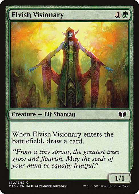 Elvish Visionary - Commander 2015 Common Card