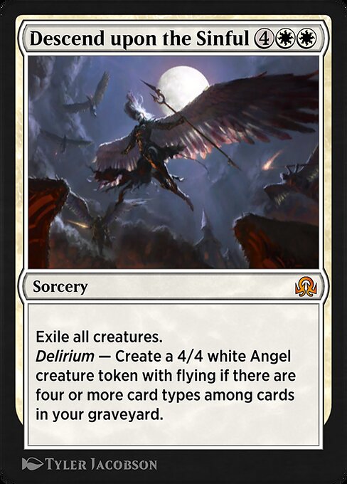 Descend upon the Sinful - Shadows over Innistrad Remastered Mythic Card