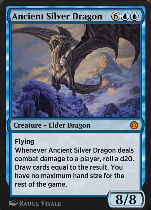 Ancient Silver Dragon - Alchemy Horizons: Baldur's Gate Mythic Card