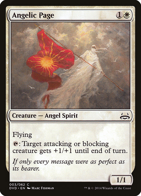 Angelic Page - Duel Decks Anthology: Divine vs. Demonic Common Card