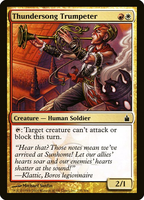 Thundersong Trumpeter - Ravnica: City of Guilds Common Card