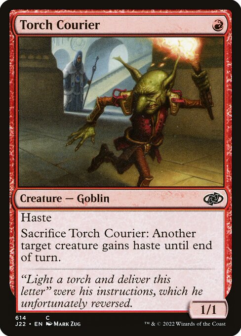 Torch Courier - Jumpstart 2022 Common Card