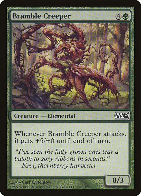 Bramble Creeper - Magic 2010 Common Card