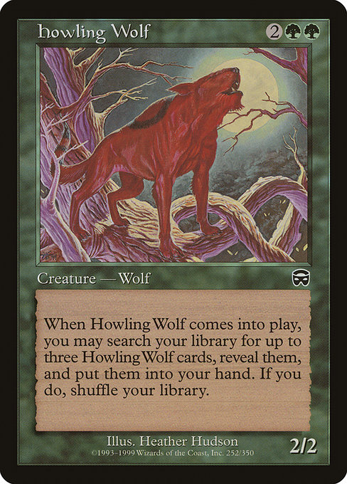 Howling Wolf - Mercadian Masques Common Card