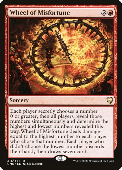 Wheel of Misfortune - Commander Legends Rare Card