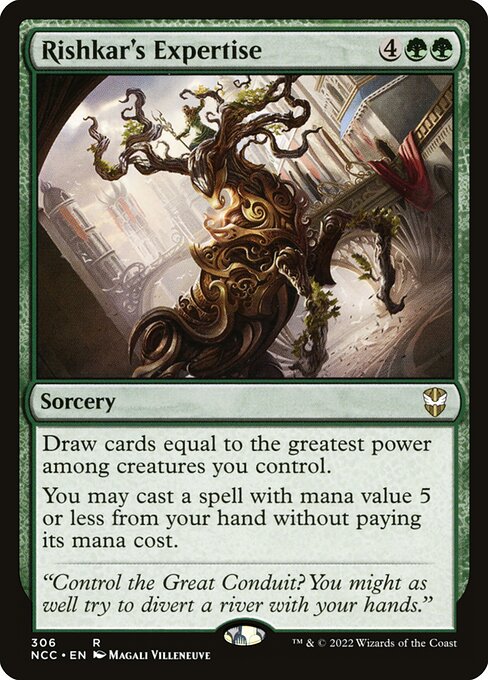 Rishkar's Expertise - New Capenna Commander Rare Card